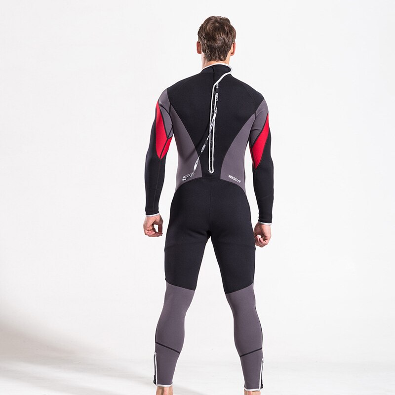 Back Zipper Long Sleeve One Piece 2.5mm Neoprene Wetsuit Men Scuba Diving Suit Sailing Clothes Drysuit Surfing Freediving Suit
