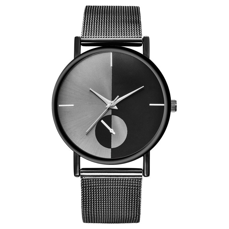 OLEVS Horloge voor dames, roségoud, ultradunne roestvrijstalen mesh-armband, waterdicht, minimalistisch, analoog kwarts met datumweergave, polshorloge voor dames, Standaard, armband