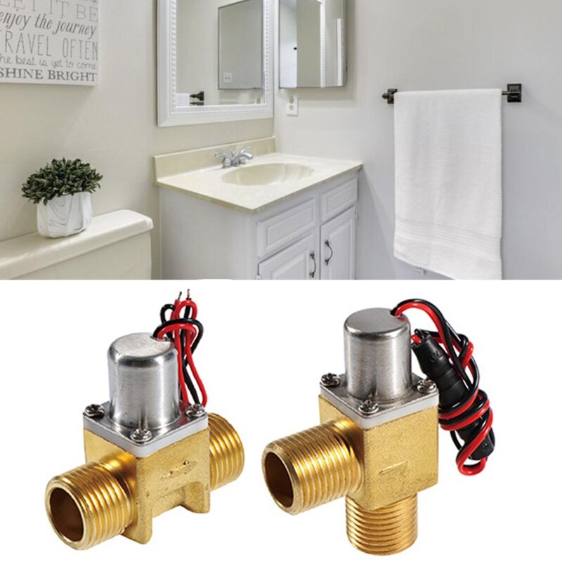 Energy-Saving Water Flow Pulse Solenoid Valves Bistable Water Control Brass Electromagnetic Valves for Induction Cleaner Garden
