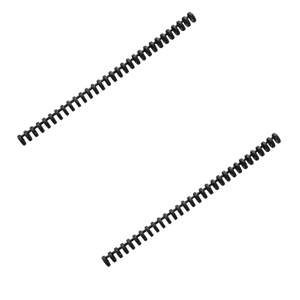 5 Pcs Loose Leaf Notebook Binding Plastic 30 Holes Circles Ring Spiral Coil Scrapbook Clip Punch Office Supply A4 Notebook Clips: 2 PCS