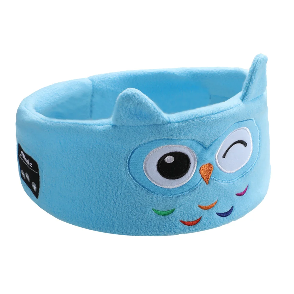 Kid Bluetooth Headphone Sleep Mask Bluetooth 5.0 Stereo Music Player Support Handsfree Soft Music Headband For Children