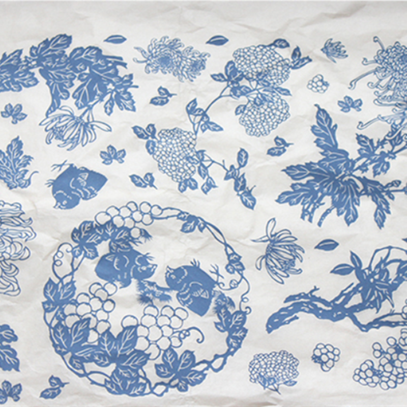 Papier de transfert en céramique sous glaçure, décalcomanies bleues et blanches, moyenne et haute température sous glaçure pour céramique