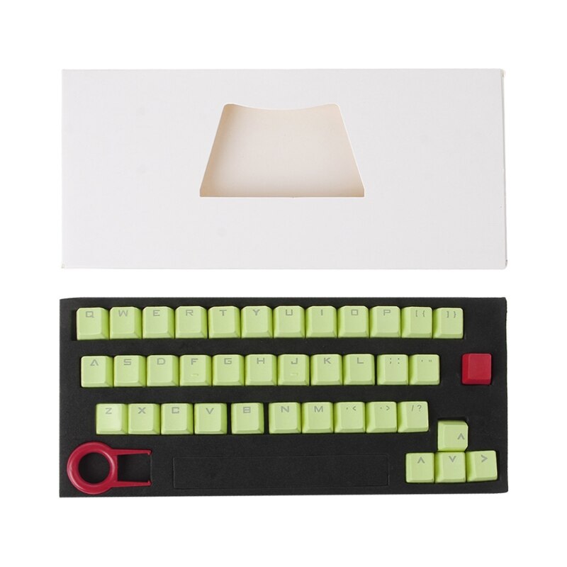 Pbt 37 Toetsen Double Shot Translucidus Backlit Keycaps Voor Mechanische Toetsenbord
