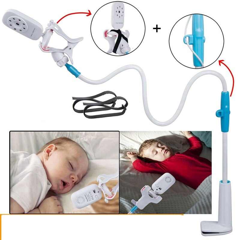 Soporte de cámara de monitoreo para bebé soporte Flexible de Monitor de Video para el cuidado del bebé soporte de cuna