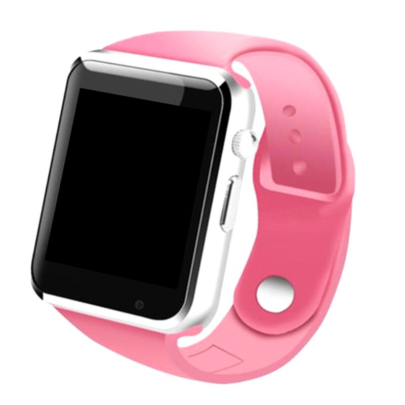 A1 Horloge Bluetooth Smart Horloge Sport Stappenteller Met Sim Camera Smartwatch Voor Android: Pink