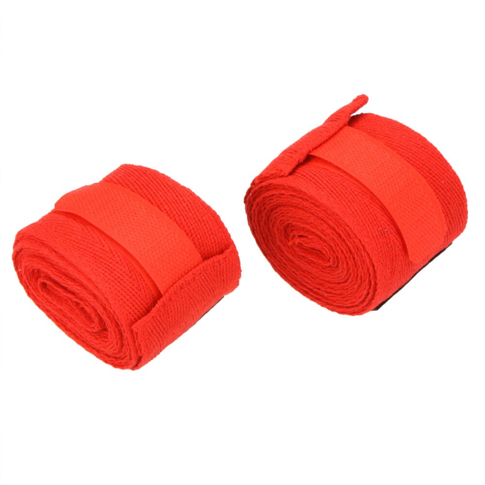 2PCS/Pair Boxing Hand Wraps 100% Cotton Breathable Sports Strap Width 5cm Length 2.5M Muay thai Wrap Bandage Boxing Exercise