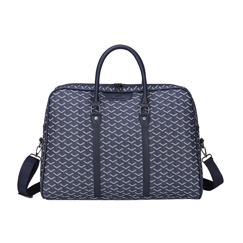 Hond Tand Reistas Vrouwelijke Pu Slijtvaste Waterdichte Yoga Tas Grote Sport Sporttas: Blue