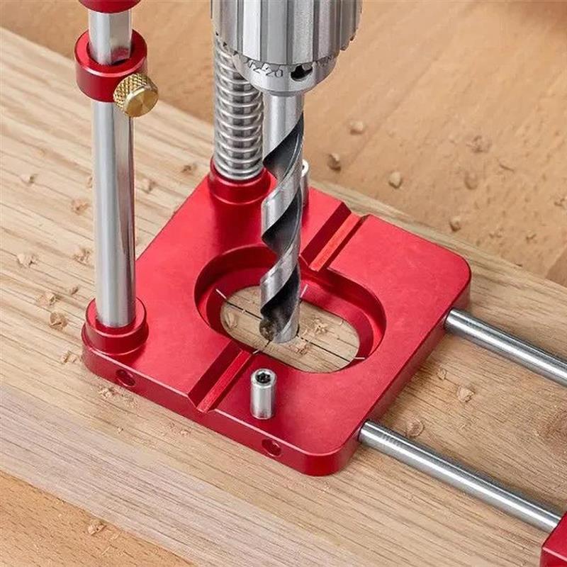 Woodworking Positioning Tool Drill Locator Precision Positioner Wood Boring Machine Drilling Template Guide Tool