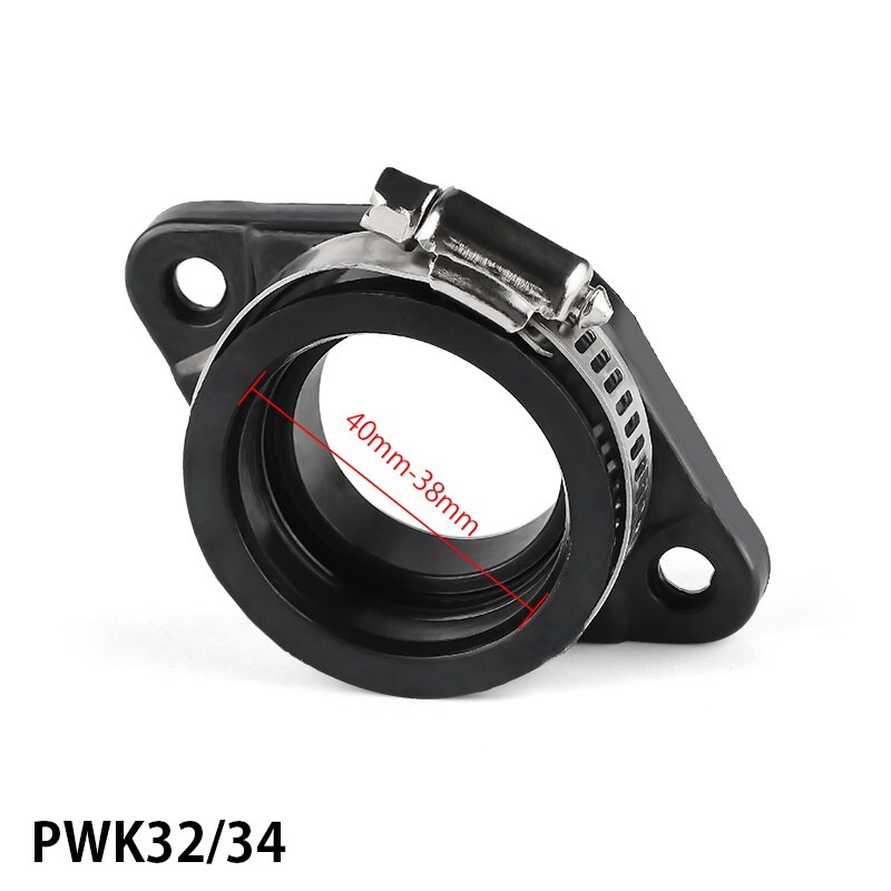 Motorcykel förgasare gränssnitt gummiadapter inloppsrör för pwk 28mm 30mm 32mm 34mm förgasare utv atv ute uazmoto