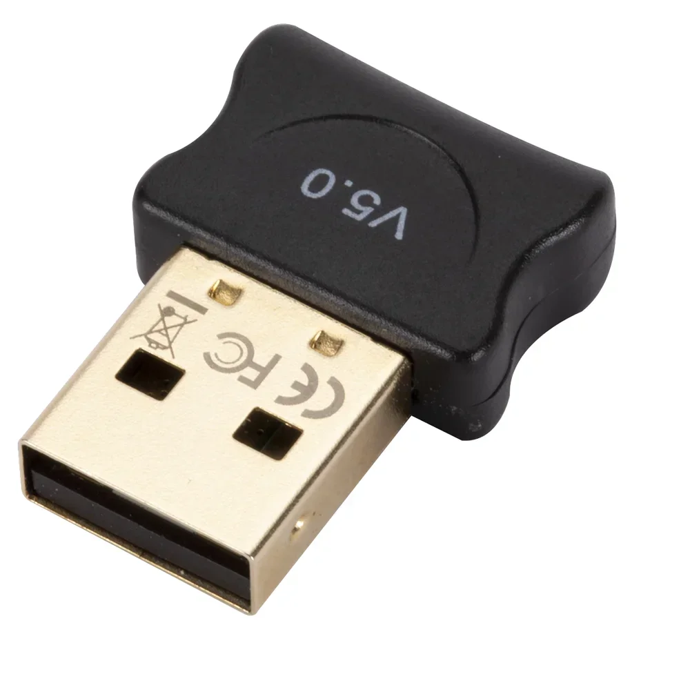 150M Bluetooth 5.3 5.0 Adapter Free Driver USB Bluetooth Dongle Adaptador for PC Windows 11/10/8.1 Mouse Keyboard Audio Receiver: Brown