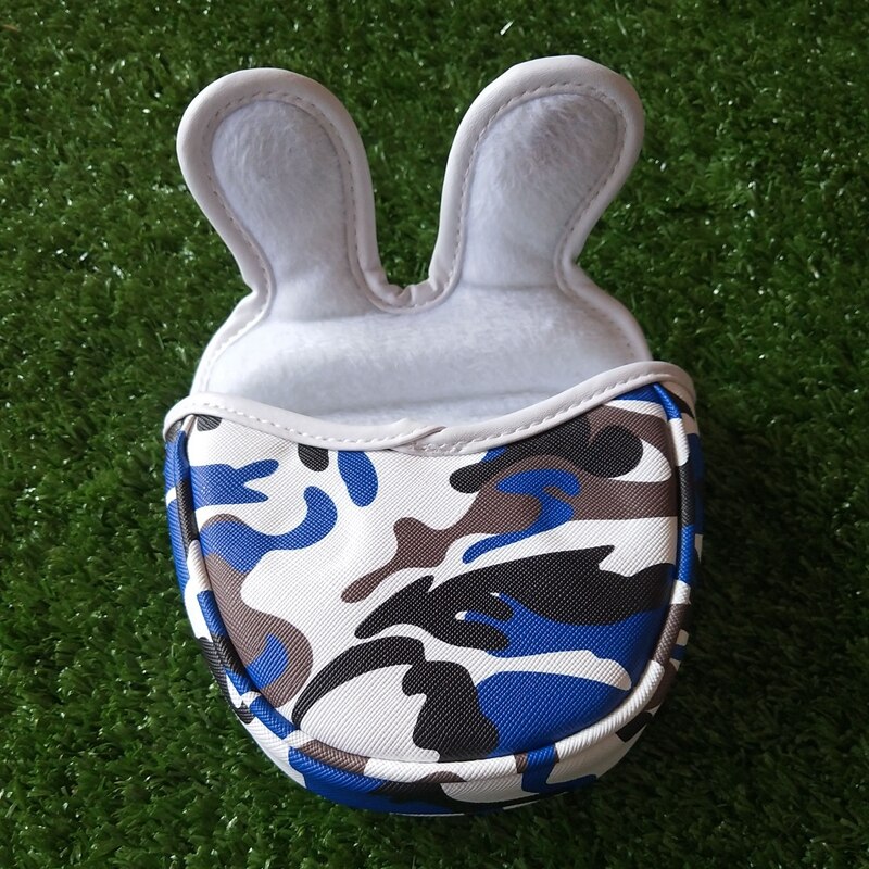 4Styles Mallet Golf Putter Head Cover Waterproof PU Leather Golf Putter Headcover For Man Women: style 02