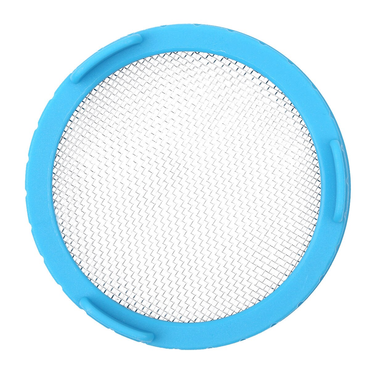 Tapa de brotación de tarro Mason de boca ancha de plástico de 86mm con filtro de pantalla de malla de acero inoxidable para hacer semillas de brotes orgánicos