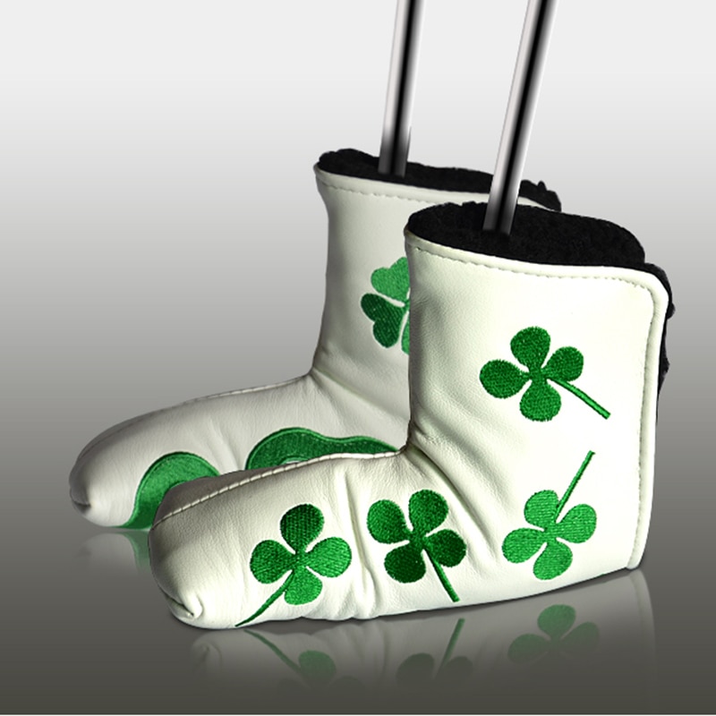 1PCS Shamrock Clover Headcover Golf Putter Kopf Abdeckung Klinge Shamrock Club Köpfe Clover Headcover Club-, Der Produkte