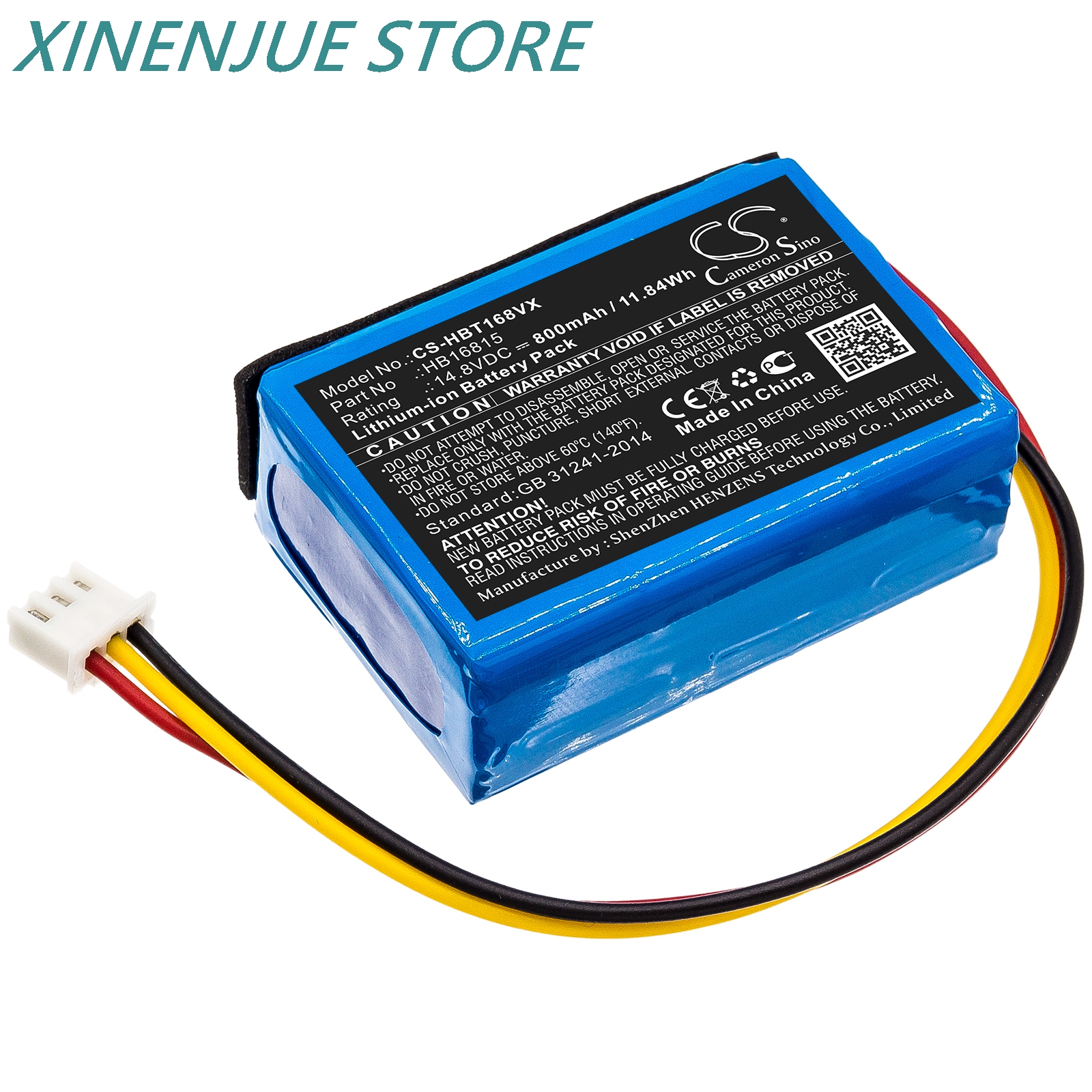 Window Cleaning Robot Battery 14.8V/800mAh HB16815 for HOBOT 168,188,198,268,288