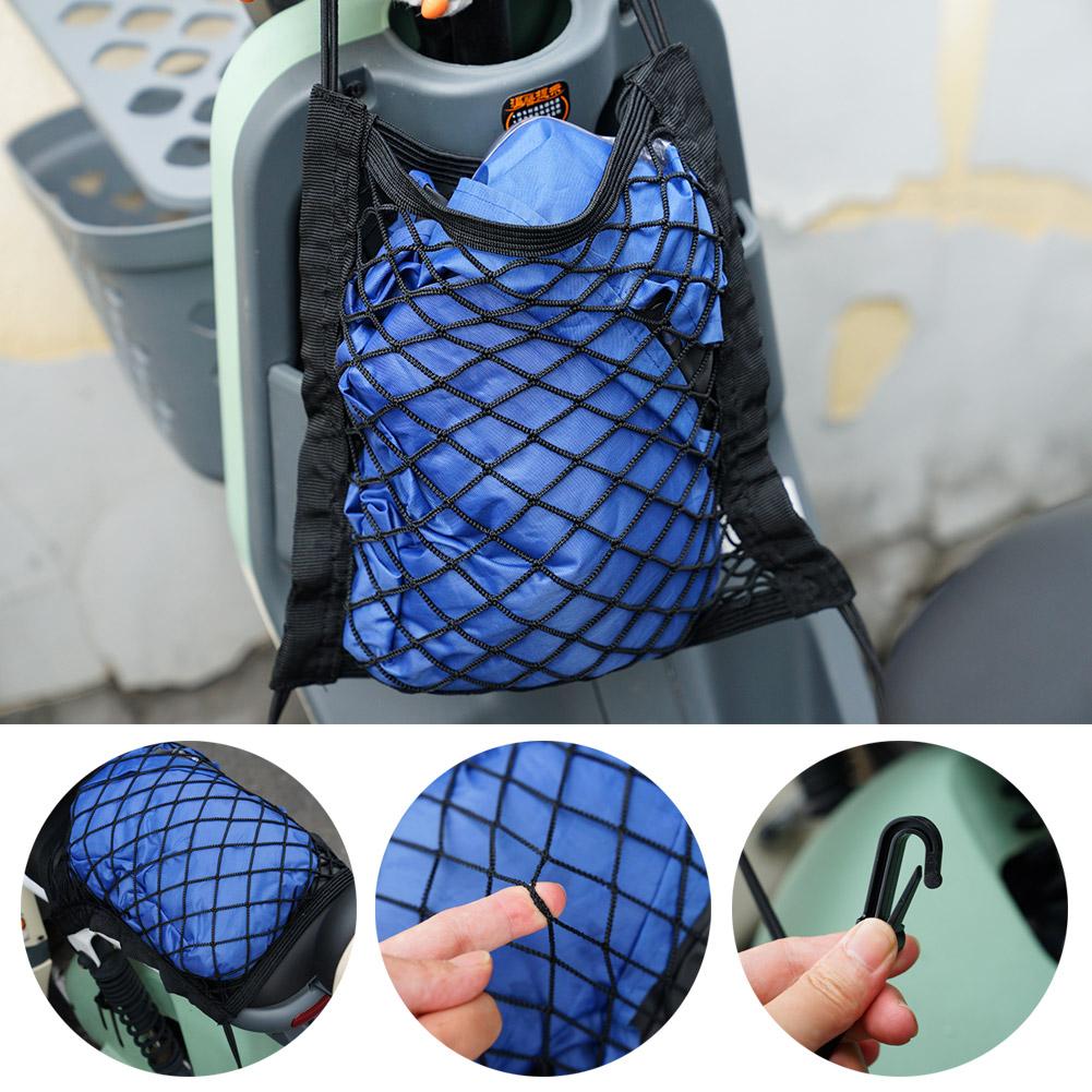 Motorhelm Opbergtas Kofferbak Tas Motorfiets Bagagehaak Mesh Netto Bagage Brandstoftank Tas Equipaje Bike Cargo Scooter Hold V8F7