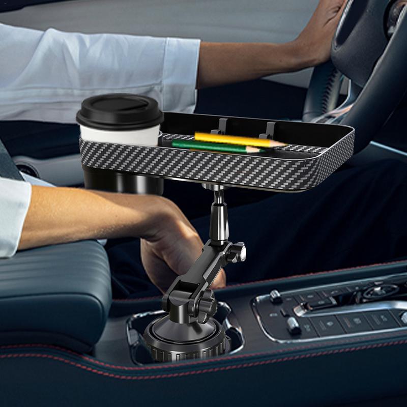 praktisch-Getränke Halfter 360 Grad drehbare Auto-Tablett abnehmbare Auto-Lebensmittel-Tisch ablage Auto-Getränke Halfter für Reises traße