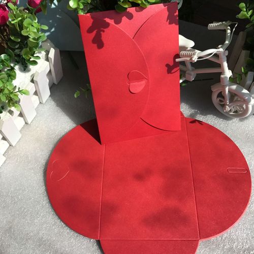 Sobre de papel romántico Vintage con forma de corazón Retro, para invitación de boda/tarjeta, papelería, 17,5x11cm, 50 unidades por lote: Morado