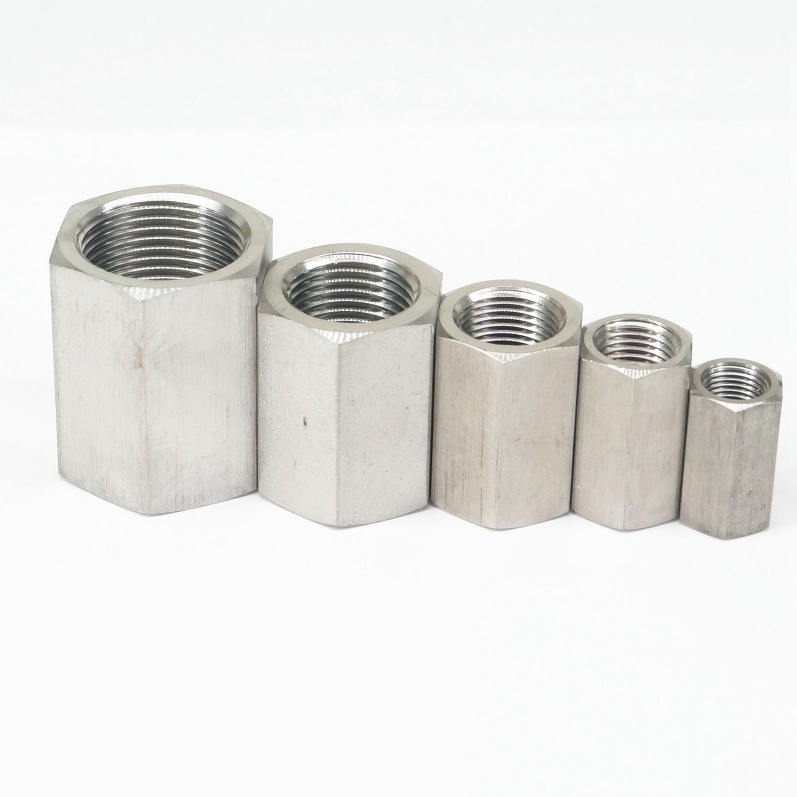 1/8 &quot; 1/4 &quot; 3/8 &quot; 1/2 &quot; 3/4 &quot; 1 &quot; bsp hona 304 rostfritt stål sexkantmutterstång rörkopplingar adaptrar max tryck 8000 psi