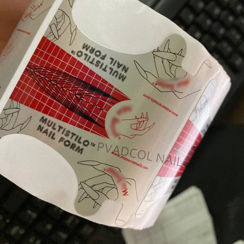 Nail Form Tips Extension Guide Stickers Self Adhesive Acrylic Nail System Sculpted Nails Form Tool