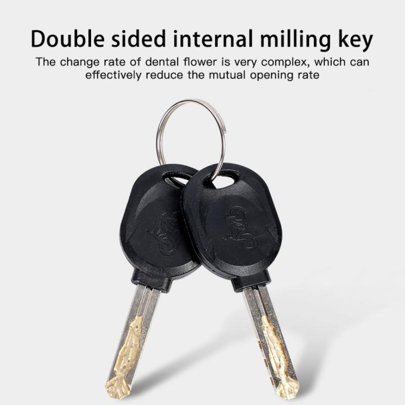 WEST BIKING Bicycle Lock PVC Anti-theft Waterproof Portable Lengthened Bold Mountain Bike Lock Thick Steel Cable