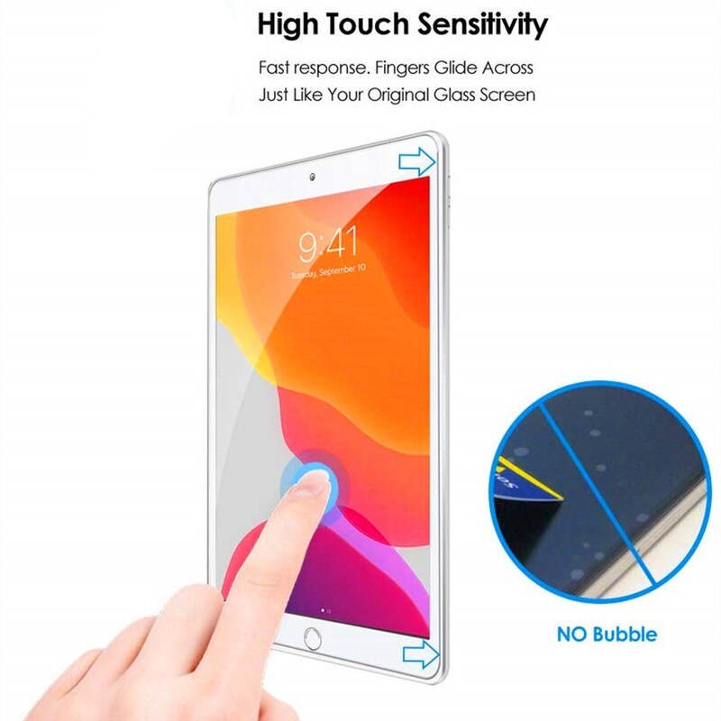 Tempered Glass For iPad Air 1 2 3 4 Screen Protector For Aipad 7th Generation 10.2 Pro 9.7 10.5 11 Mini 5 Protective Glass