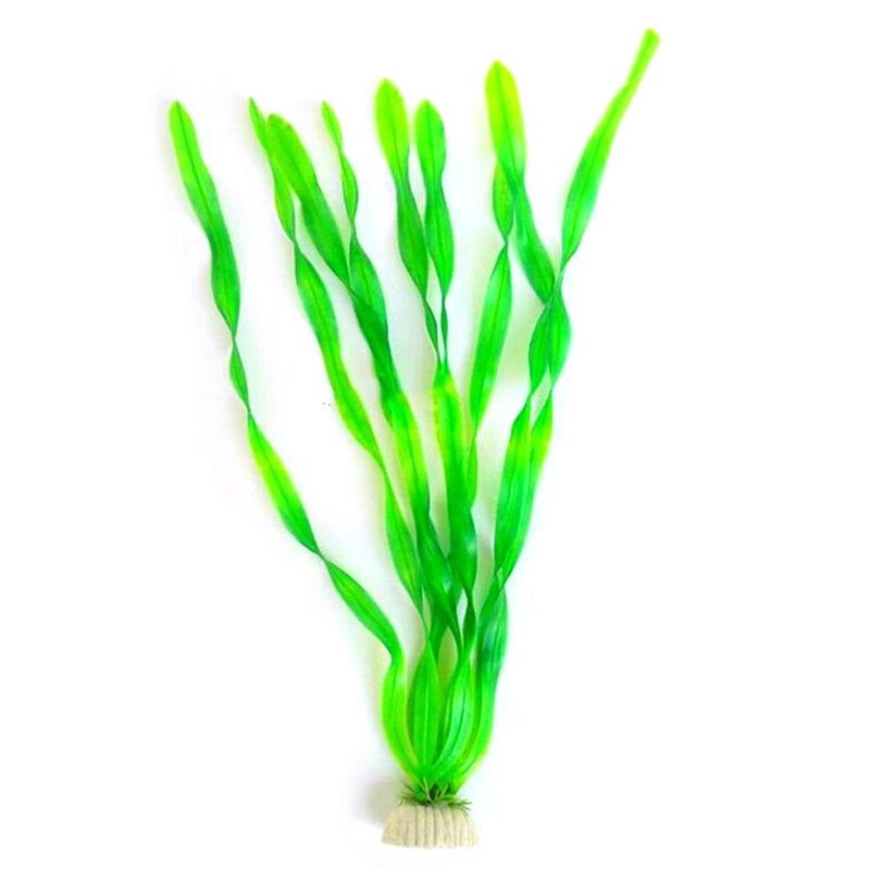 M17D Plastic Fish Tank Plants Water Grass Aquarium Artificial Seaweed Water Plants Landscape Decoration Easy to Clean: B