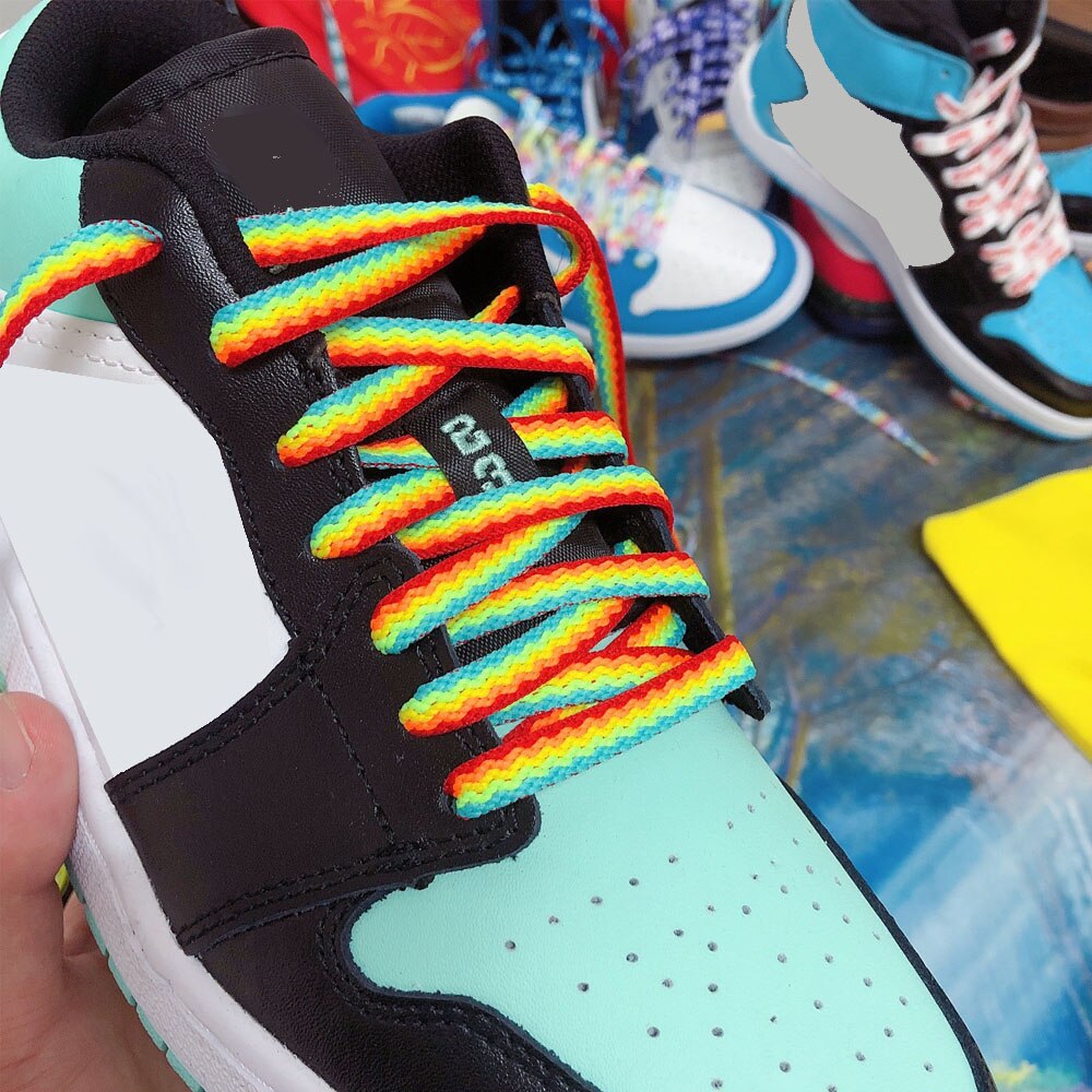 Regenboog Sneaker Schoenen Schoenveters Casual Schoenveters Schoen Accessoires Schoenen Schoenveters Touw Klassieke Sport Unisex