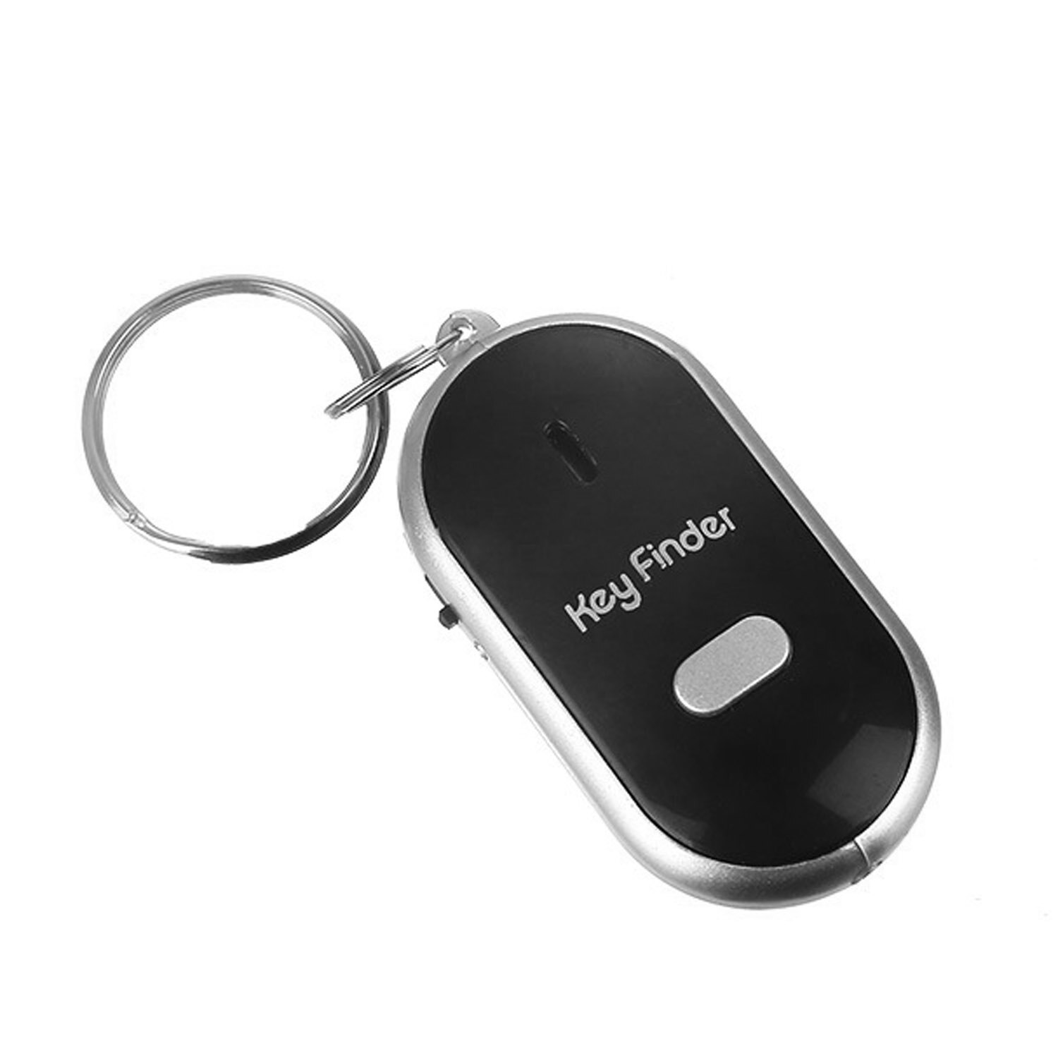 Mini anti-lost fløjtesensorer nøglefinder led lommelygte bip fjernbetjening nøglefinder locator tracker nøglering til nøgler tegnebog telefon