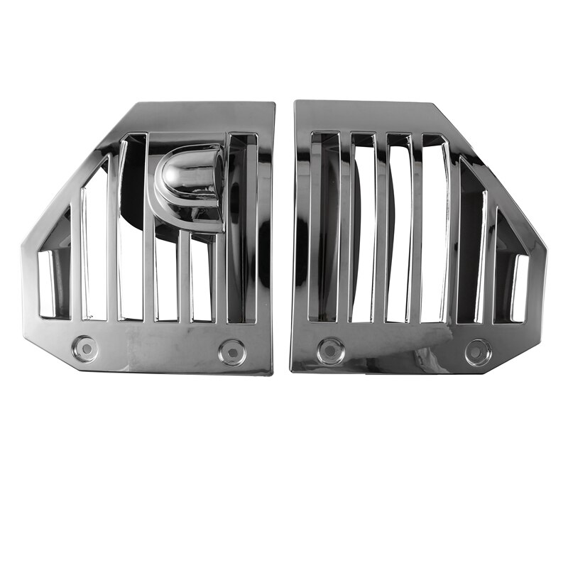 Auto Side Vent Covers Chrome Hood Intake Bezel Moulding Trim Voor Hummer H2 2006: Default Title