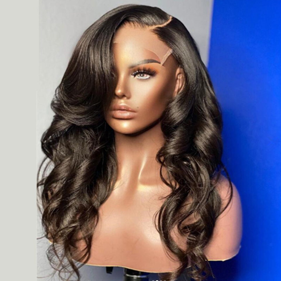 Top 4x4 Scalp Lace Front Wigs Synthetic Hair 13x4 Lace Front Wigs For Black Women Heat Resistant Fiber Hair Cosplay Wig Glueless