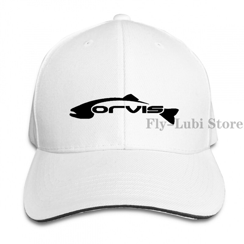 Corvis Fly Fishing Baseball cap men women Trucker Hats adjustable cap: 1-White