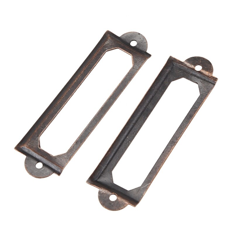 Drawer Chest Cupboard Filing Cabinet Label Card Frame Holder 30 PCS