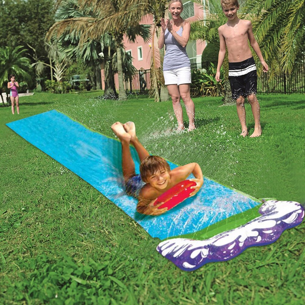 Water Slide Outdoor Waterproof Water Slide Tarp for Children Outdoors Lawn Backyard Have Fun