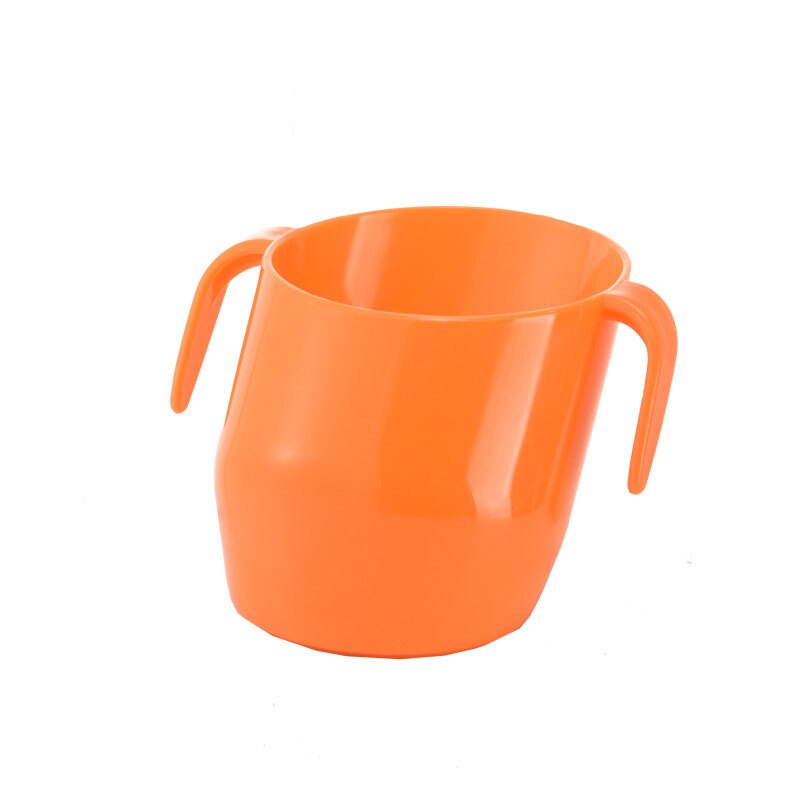 1Stck Neue freundlicher Baby Doidy Tasse Baby Ausbildung Trinkbecher geneigt Tasse Für freundlicher Baby Waschen Tasse Wasser Tassen: Orange
