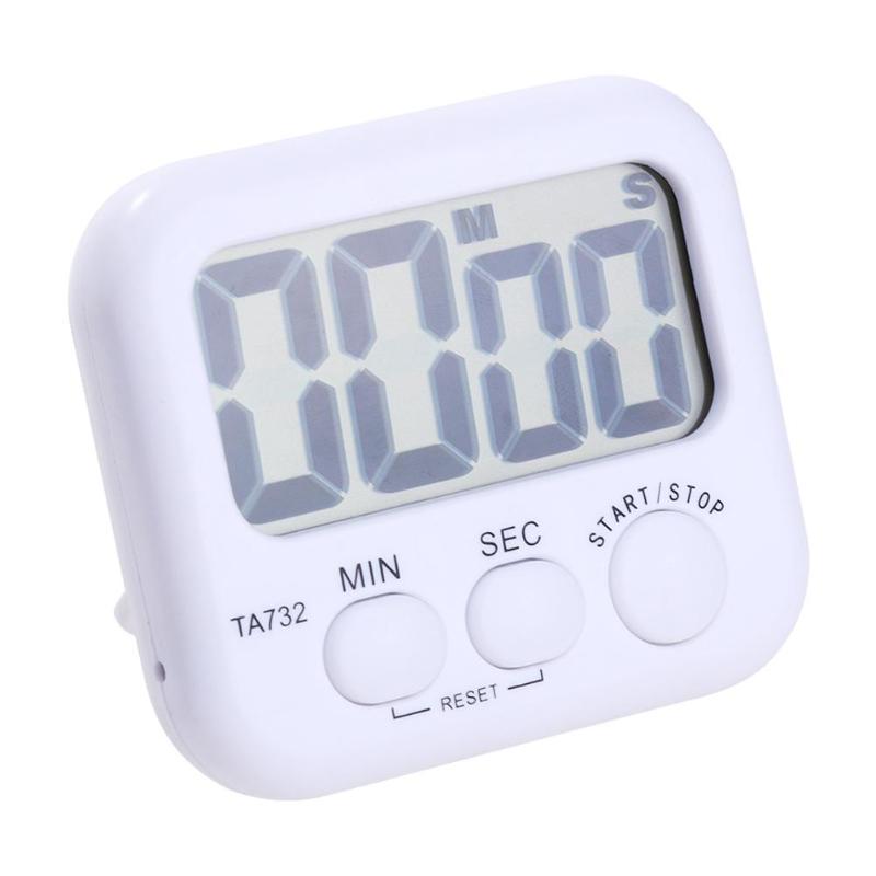 LED Digital Electric Kitchen Countdown Magnetic Alarm Clock Gadgets Timer Back Stand Cooking Timer Count UP Universal Tools