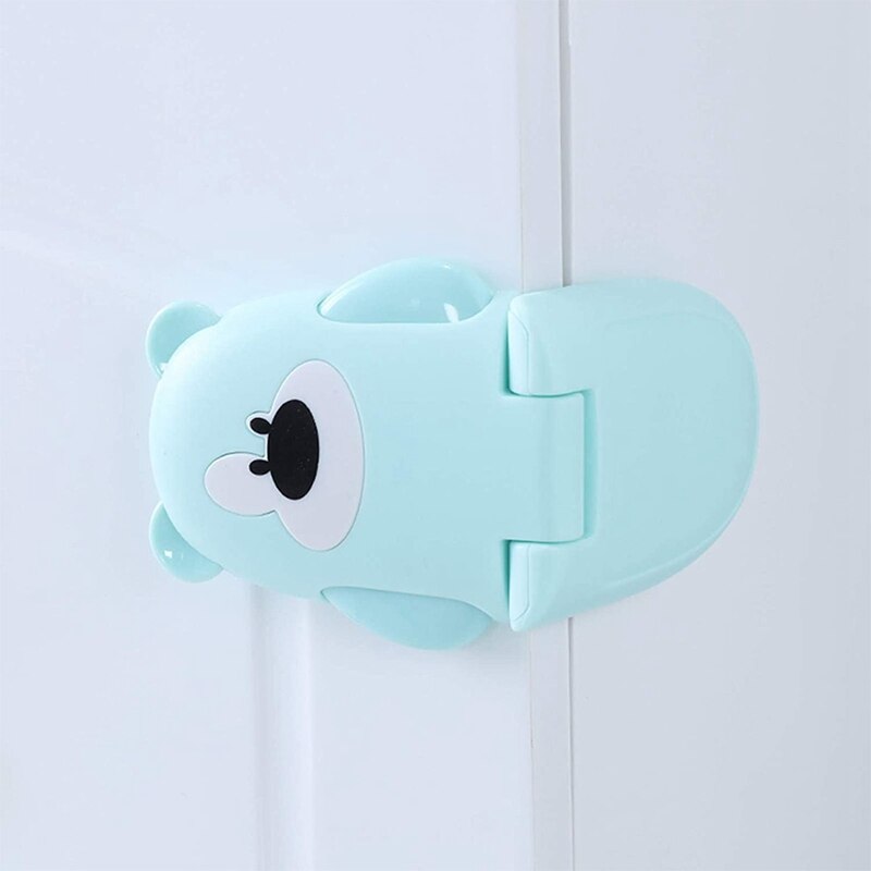 3Pcs Multifunctional Safety Lock, Door Stop and Cabinet Stop Refrigerator Door Locks Child Safety Lock