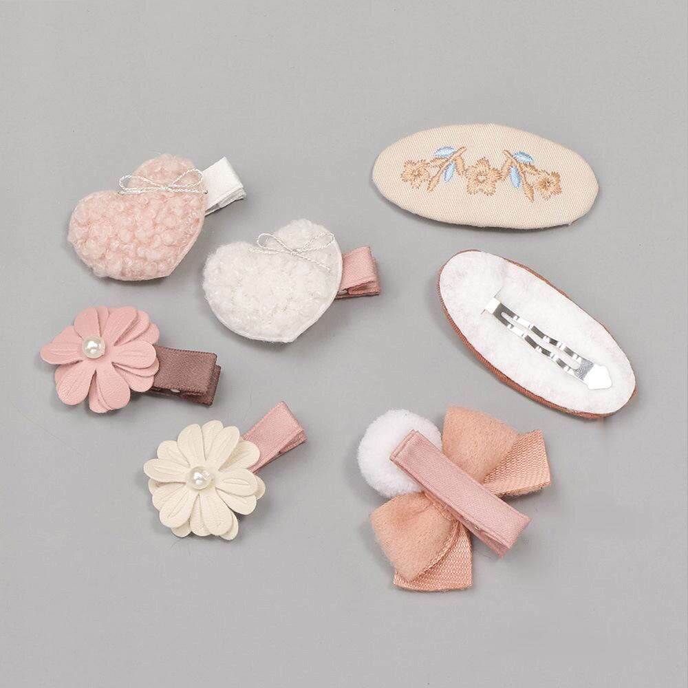 Haar Clip Für Baby Mädchen Stifte BöGen Blume Kopfschmuck Für freundlicher freundlicher Kleinkind Mädchen Haar Clip Säuglings Summper Haar Zubehör