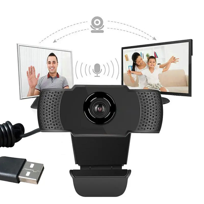 Nuova Webcam 1080P Web Camera Full HD con luce di riempimento a LED microfono spina USB Web Cam per PC Computer Mac Laptop Desktop Camera