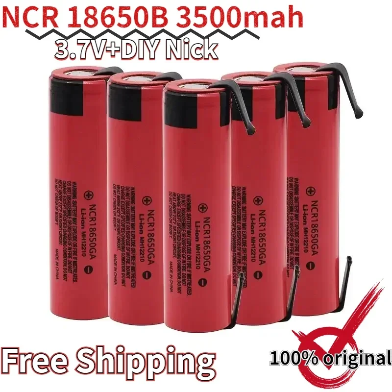 18650 bateria recém-atualizada ncr18650 30adischarge3.7v 3500mah 18650 bateria recarregável brinquedo lanterna bateria de lítio + níquel diy