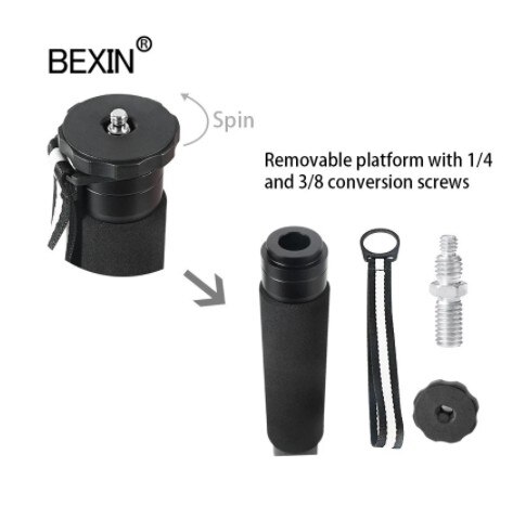 BEXIN travel camera phone support rod Walk stick leggero portatile flessibile unipod dslr videocamera monopiede per Canon Nikon