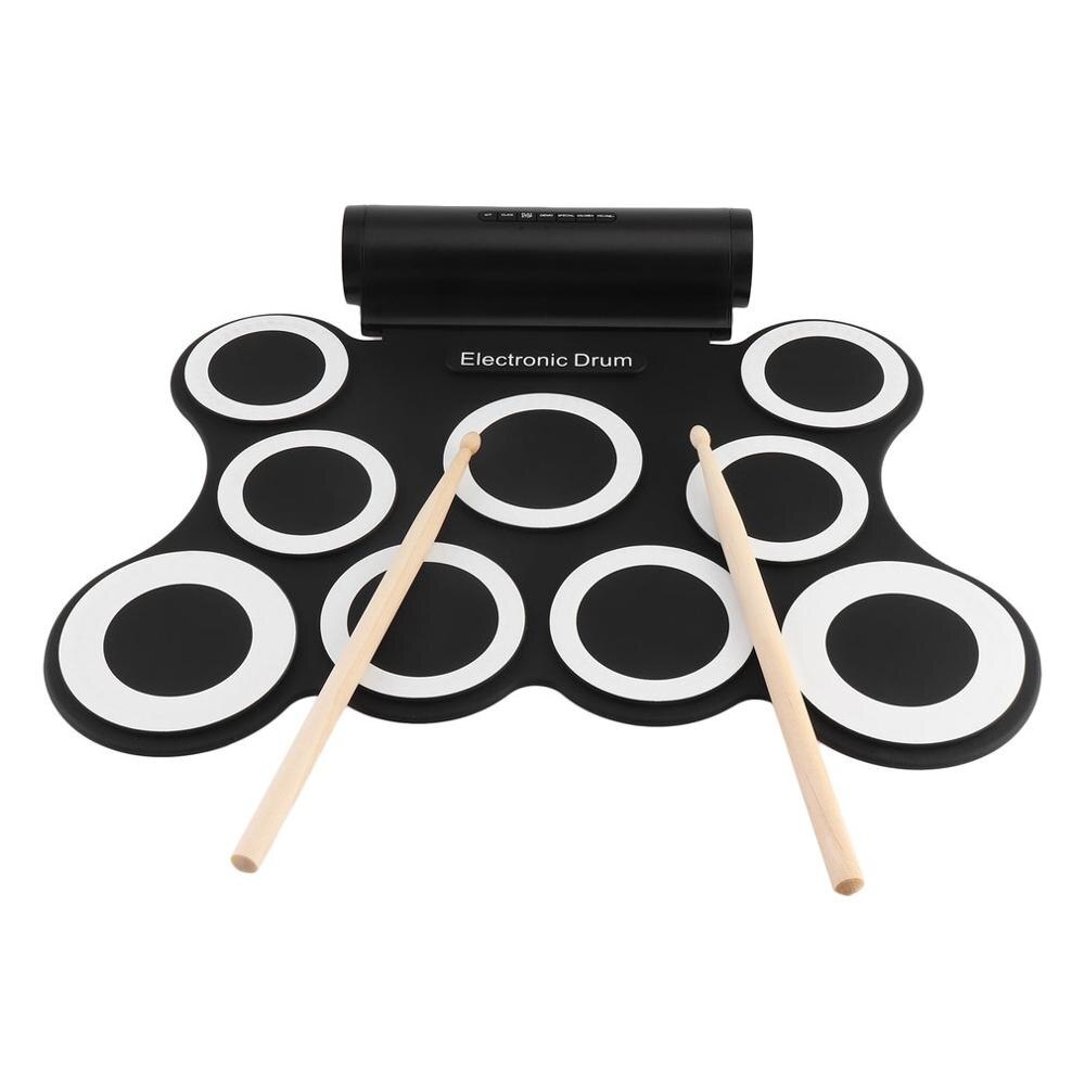 AEOFUN 10 Pads Electronic Roll Up Drum Kit