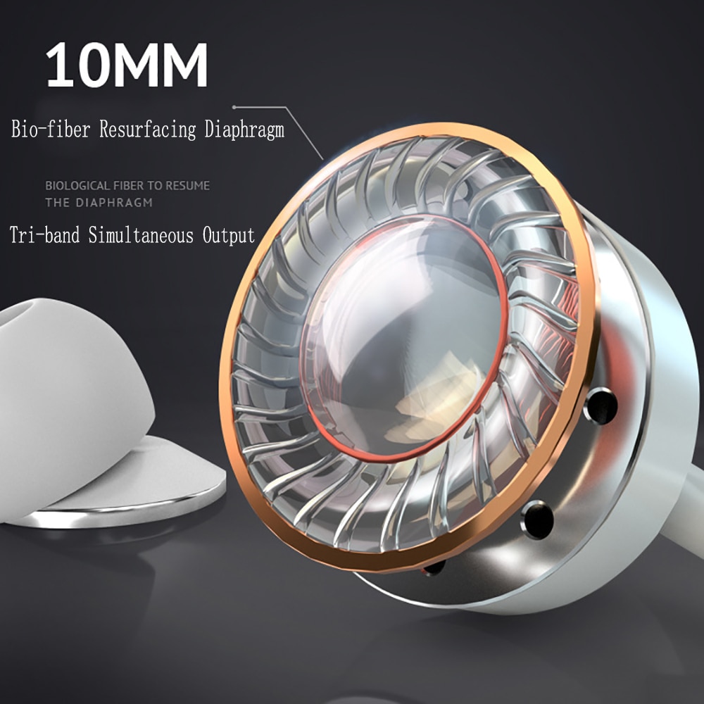 Bedrade oordopjes koptelefoon 3.5mm in-ear oordopjes bas oordopjes met microfoon stereo headset voor samsung xiaomi telefoon computer