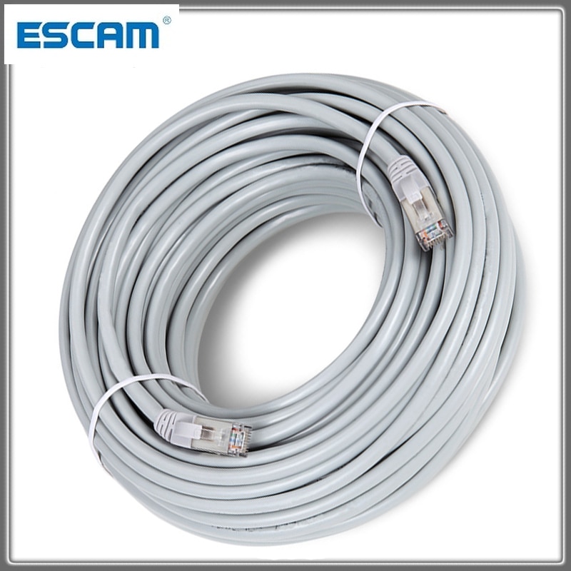 CAT5 Ethernet Network Cable RJ45 Lan Cable 10M 20M SSTP Patch LanCable for CCTV IP Camera NVR PC Router Laptop