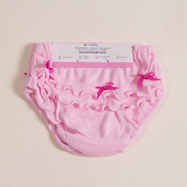 Ropa interior de 2 piezas para niñas, bragas delgadas de color sólido para bebés, bragas con lazo de hongo para niñas, bragas para niños, ropa interior para niños