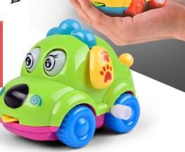 children cartoon animal winding small toy on the chain car toys