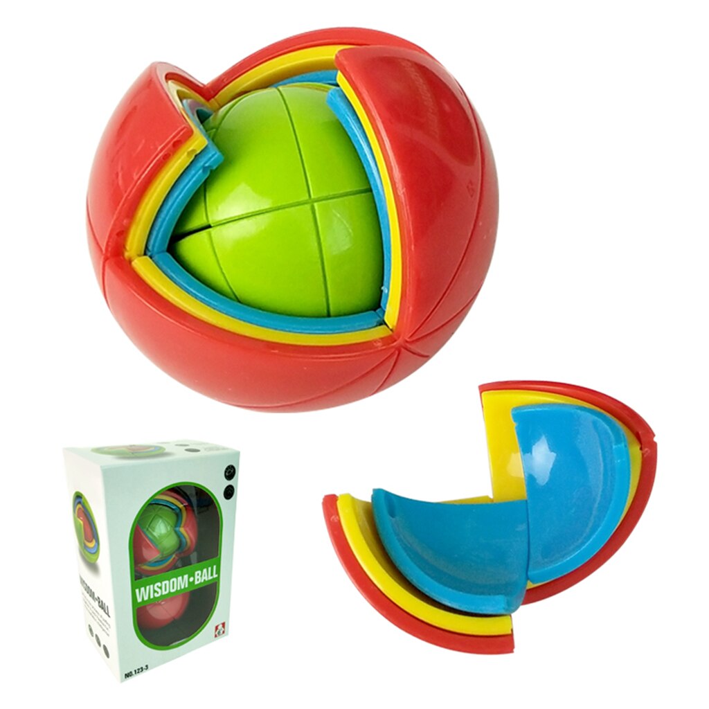 Puzzle Ball Weisheit Ball 3D Intelligenz Ball Game Maze Puzzle Kinder IQ Entwicklungs Spielzeug 21 Pcs