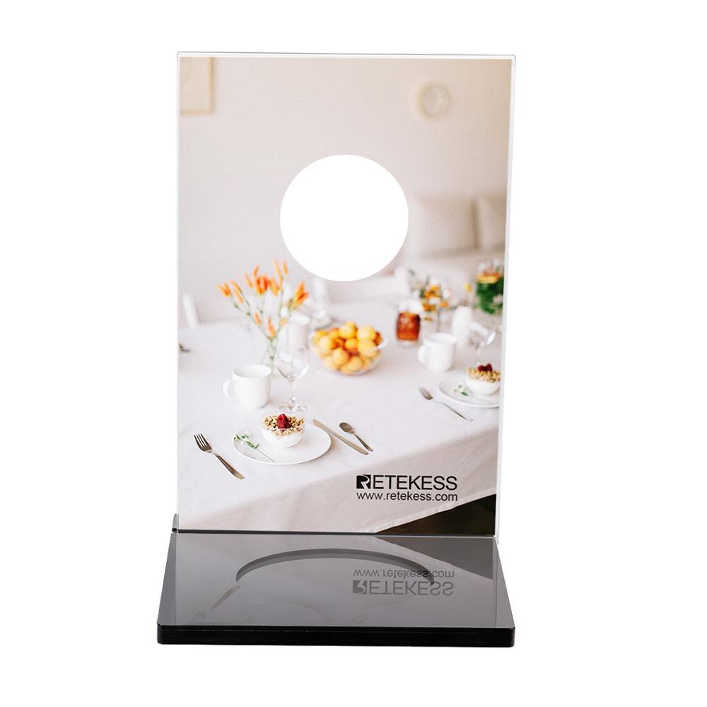 Retekess Restaurant Pager System - 5 Call Buttons - Acrylic - Wireless Waiter Calling