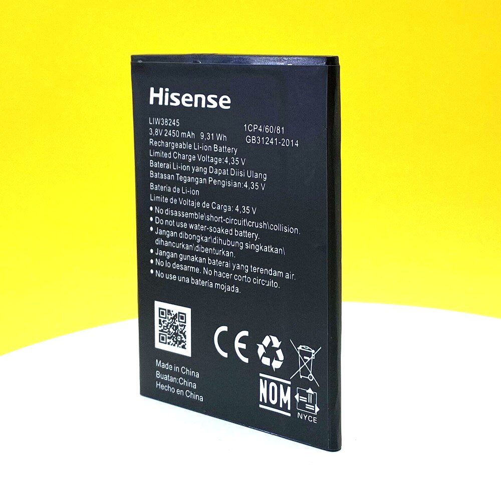 Batterie LIW38245 2450mAh pour smartphone Hisense Infinity F17 Pro F16, de , originale, nouveauté