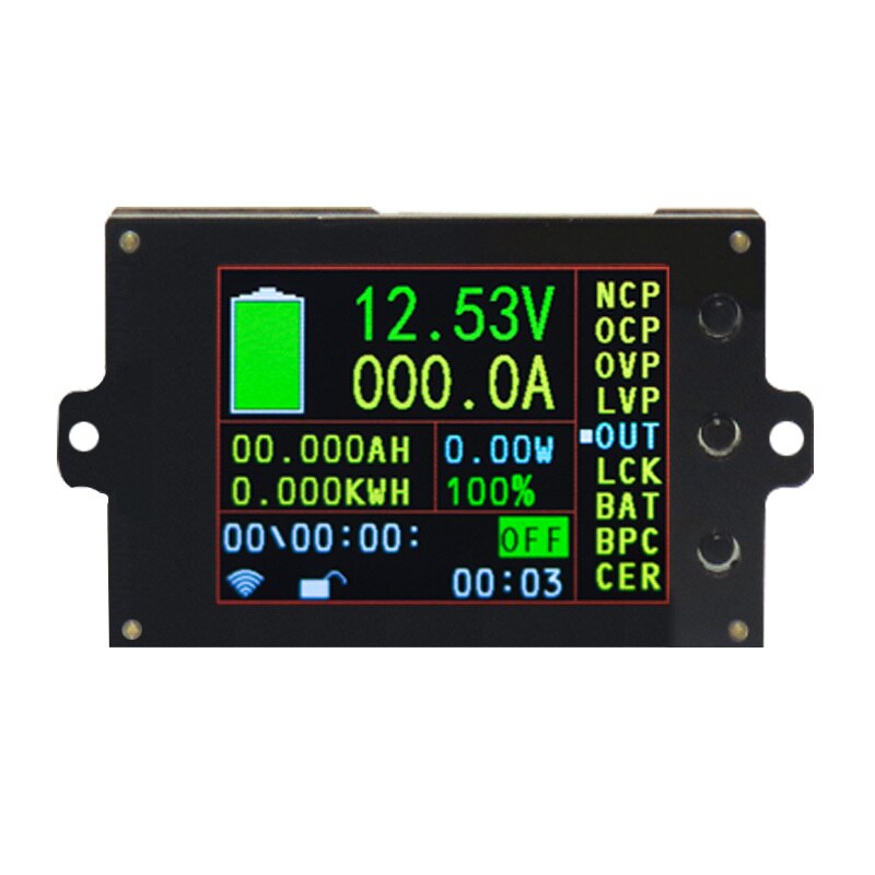 DC 500V 100A 200A 500A medidor de voltaje inalámbrico amperímetro batería Solar carga coulómetro capacidad detector probador de potencia