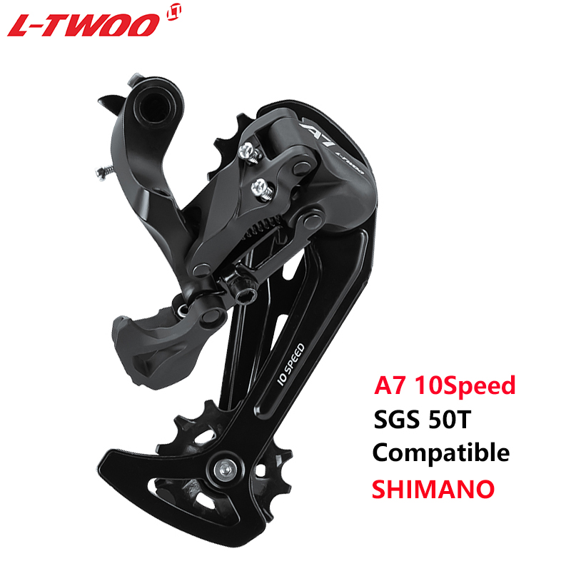 LTWOO – dérailleur arrière pour vélo de montagne A5 A7 9/10 vitesses 50T ultegra, pour Cage de jambe SGS 9/10V, pour Shimano SRAM: A7 10s SGS-RD